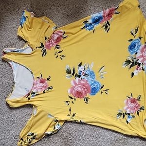 Cute cold shoulder shirt